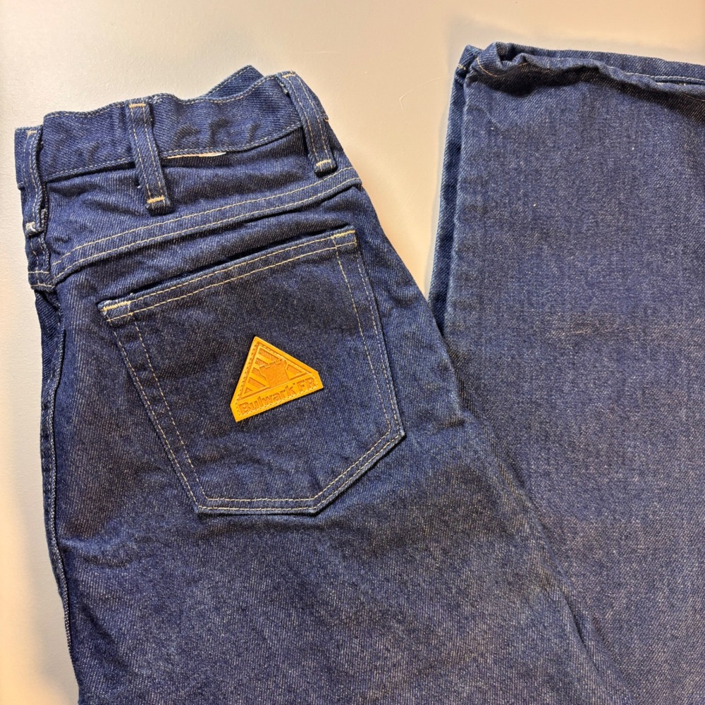 Bulwark FR Flame Resistant‎ Jeans Mens 32x34 Blue Denim Workwear 18 ATPV